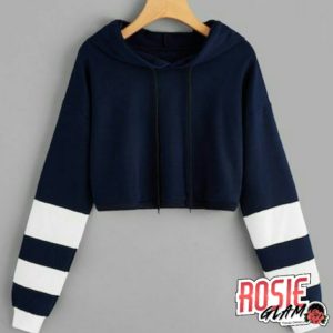 Blue Short Hoodie