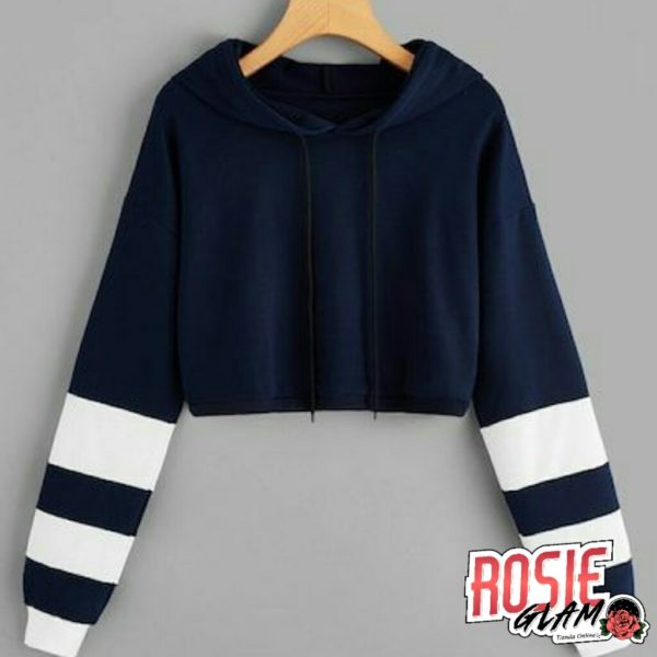 Blue Short Hoodie