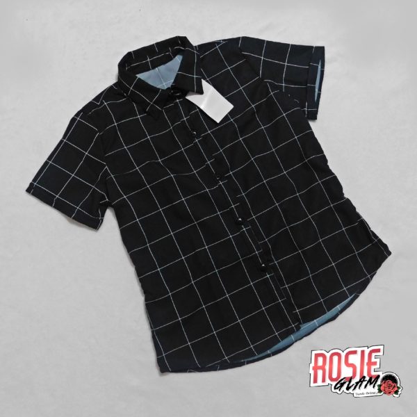 Checkered Black Shirt