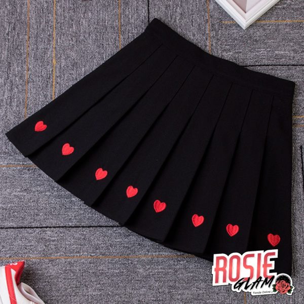 Heart Press Skirt