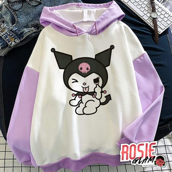 Kuromi Purple Hoodie