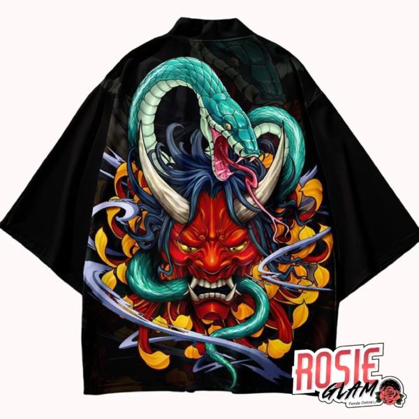 Oni Dragon Serpent Kimono