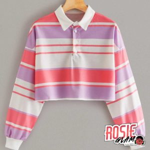 Pink Stripes Hoodie