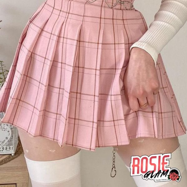 Prenses Pink Lines Skirt