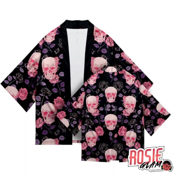 Kimono Skulls Pink