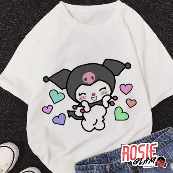 Kuromi Hearts T-shirt