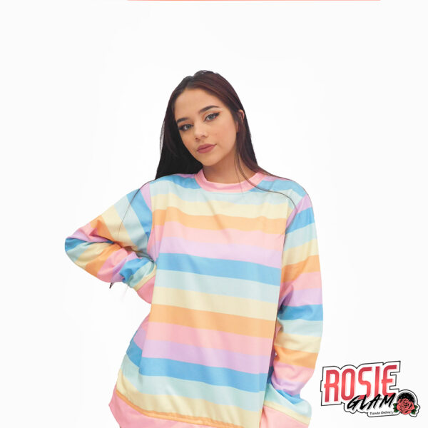 Pastel Stripes Hoodie